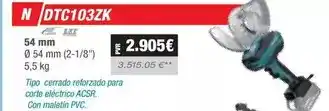 Ferri Makita - cortador de cable dtc103zk oferta