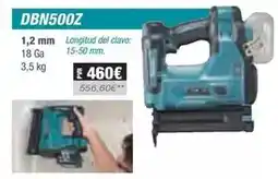 Ferri Makita - dbn500z oferta