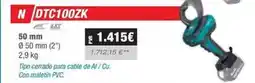 Ferri Cortador de cable dtc100zk oferta