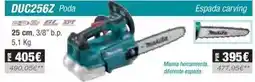 Ferri Makita - sierras de cadena/ duc256z oferta
