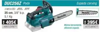 Ferri Makita - sierras de cadena/ duc256z oferta