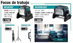 Ferri Makita - focos de trabajo oferta