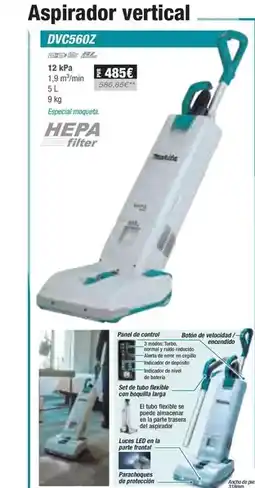 Ferri Makita - aspirador vertical oferta
