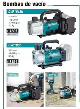Ferri Makita - bombas de vacio dvp1812k oferta