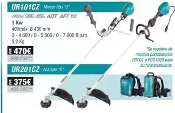 Ferri Makita - desbrozadoras/ ur101cz oferta