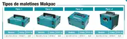 Ferri Makita - tipos de maletines makpac oferta