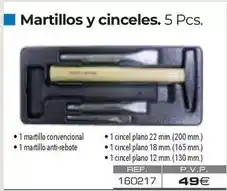 Ferri Martillos y cinceles. 5 pcs oferta