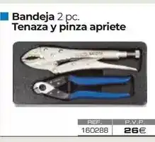 Ferri Bandeja 2 pc. tenaza y pinza apriete oferta
