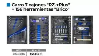 Ferri Carro 7 cajones rz-+plus + 156 herramientas brico oferta
