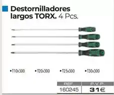 Ferri Destornilladores largos torx oferta