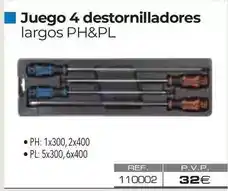 Ferri Juego 4 destornilladores oferta