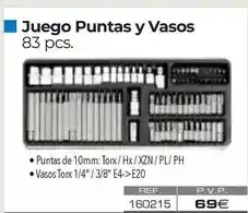 Ferri Juego puntas y vasos oferta