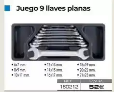 Ferri Juego 9 llaves planas oferta