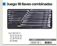 Ferri Juego 18 llaves combinadas oferta