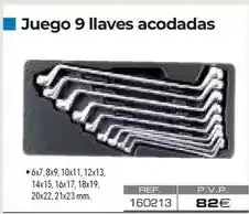 Ferri Juego 9 llaves acodadas oferta