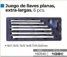Ferri Juego de llaves planas, extra-largas oferta