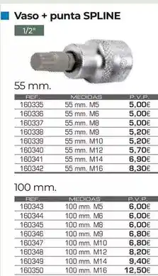 Ferri Vaso + punta spline oferta