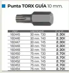 Ferri Punta torx guía oferta