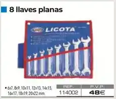 Ferri 8 llaves planas oferta