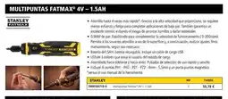 Ferri Stampante multipuntas fatmax 4v 1.5ah oferta
