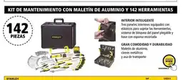 Ferri Stanley - kit de mantenimiento con maletín de aluminio y 142 piezas oferta
