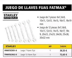 Ferri Juego de llaves fijas fatmax oferta