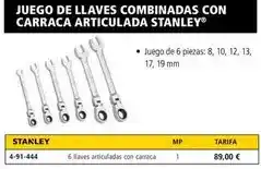 Ferri Juego de llaves combinadas con carraca articulada oferta