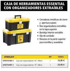 Ferri Caja de herramientas essential con organizadores extraíbles oferta