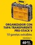 Ferri Organizador con tapa transparente pro-stack v oferta