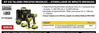 Ferri Kit v20 taladro percutor brushless + atornillador de impacto brushless oferta