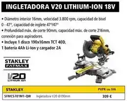 Ferri Ingletadora v20 lithium-ion 18v oferta