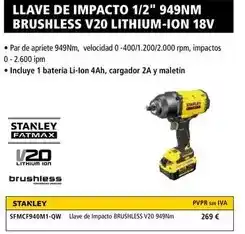 Ferri Impacto - llave de 1/2 949nm brushless v20 lithium-ion 18v oferta
