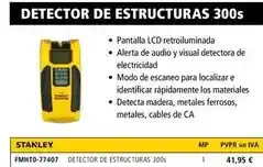 Ferri Detector de estructuras 300s oferta