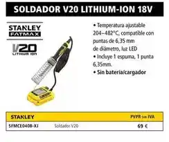 Ferri Soldador v20 lithium-ion 18v oferta