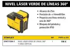 Ferri Nivel láser verde de líneas 360° oferta
