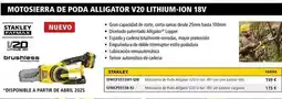 Ferri Motosierra de poda allligator v20 lithium-ion 18v oferta