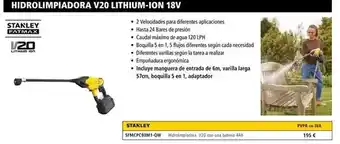 Ferri Hidrolimpiadora v20 lithium-ion 18v oferta