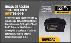 Ferri Dewalt - bolsa de acceso total mclaren oferta