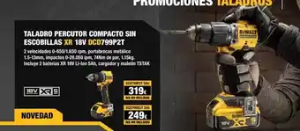Ferri Dewalt - taladro percutor compacto sin escobillas oferta