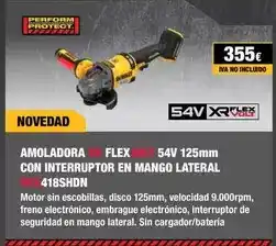 Ferri Amoladora con interruptor en mango oferta