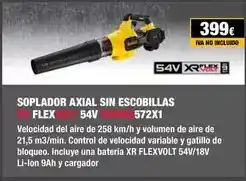 Ferri Dewalt - soplador axial sin escobillas oferta