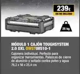 Ferri Dewalt - modulo 1 cajon toughsystem 2.0 dxl oferta