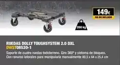 Ferri Dewalt - ruedas dolly toughsystem 2.0 dxl oferta
