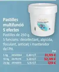 Bauhaus Mundial - tabletas multifunción 5 efectos oferta