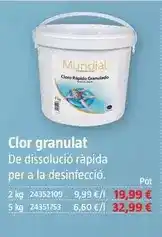 Bauhaus Mundial - cloro granulado oferta