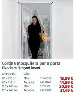 Bauhaus Cortina mosquitera para puerta oferta
