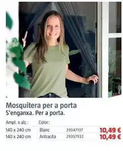 Bauhaus Mosquitera para puerta oferta