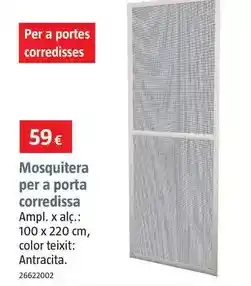 Bauhaus Mosquitera para puerta corredera oferta