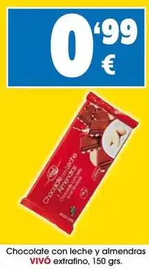 TOP Cash & Carry Vivó - chocolate con leche y almendras extrafino oferta