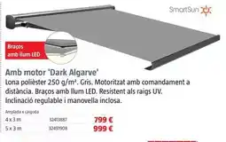 Bauhaus Smart sun - con motor 'dark algarve' oferta